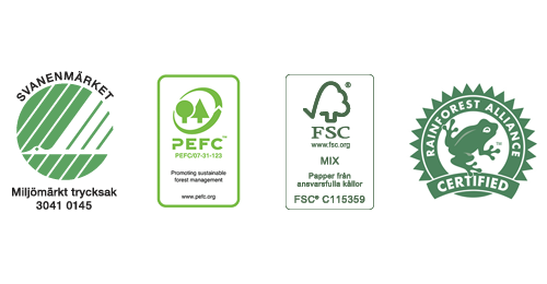lenanders-logos-footer4-01 Logotype Svanen, PEFC, FSC, Rainforest Alliance